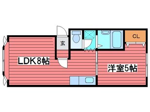 エポック西岡の物件間取画像